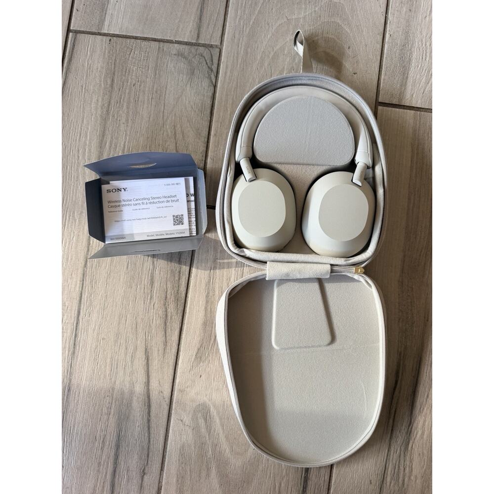 Sony WH-1000XM5 Over the Ear Noise Cancelling Wireless Headphones - Silver - CC